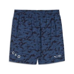 Szorty Puma X Squid Game AOP Relaxed. Niebieskie szorty męskie Puma, na lato, bez wzorów. Za 229.00 zł.