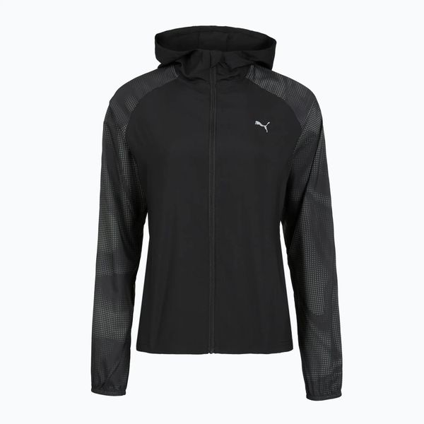 Kurtka do biegania damska PUMA Run AOP Favorite Woven Jacket. Czarne kurtki damskie Puma, s, bez wzorów, z materiału, bez kaptura. Za 179.99 zł.