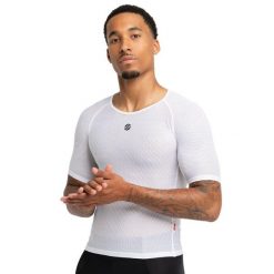 Koszulka rowerowa męska SIROKO Clout. Białe t-shirty sportowe męskie SIROKO, m, bez ramiączek, rowerowe. W wyprzedaży za 127.00 zł.