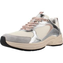 Buty GEOX D ZARVIA Srebrny. Szare obuwie trekkingowe damskie Geox, na fitness i siłownię. Za 328.99 zł.