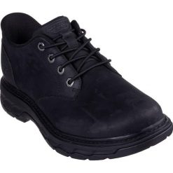 Buty sportowe męskie Skechers Lockett Gustav. Czarne buty sportowe na co dzień męskie Skechers, z materiału, bez zapięcia. Za 490.00 zł.