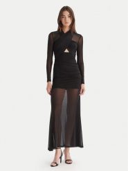 Bardot Sukienka wieczorowa Veria 59987DB Czarny Slim Fit. Czarne sukienki damskie BARDOT, bez wzorów, z syntetyku, wizytowe, bez kołnierzyka, bez ramiączek. Za 639.99 zł.