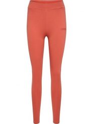 Legginsy damskie Hummel - wysoki stan, długie, jasnobrązowe. Czerwone legginsy damskie HUMMEL, s, bez wzorów, z bawełny. Za 85.55 zł.