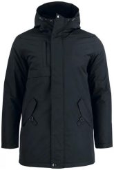 Clique Creston Pikowana parka z nylonu z futerkiem teddy — czarna. Czarne parki męskie CLIQUE, m, bez wzorów, z nylonu. Za 590.89 zł.