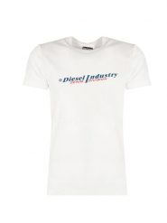 Diesel T-Shirt "T-Reg" | A12468 RHERA | Mężczyzna | Biały. Białe t-shirty męskie Diesel, m, bez wzorów, z bawełny, bez kołnierzyka. W wyprzedaży za 139.00 zł.