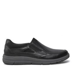 Półbuty Josef Seibel. Czarne półbuty męskie Josef Seibel, bez zapięcia. Za 259.99 zł.