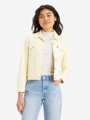 Levi's Kurtka dżinsowa w kolorze żółtym rozmiar: S. Żółte kurtki damskie Levi's, s, bez wzorów, z bawełny, bez kaptura. Za 191.42 zł.