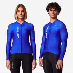 Koszulka rowerowa szosowa Van Rysel RCR-R 2 długi rękaw. Białe t-shirty sportowe męskie VAN RYSEL, s, z materiału, bez ramiączek, rowerowe. Za 269.99 zł.