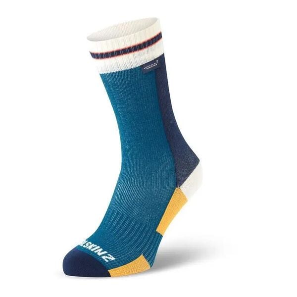 Skarpetki Sealskinz Billockby. Niebieskie skarpetki damskie SEALSKINZ, bez wzorów, z elastanu. Za 240.60 zł.