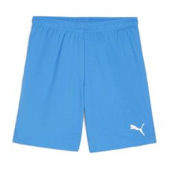Szorty Puma TeamGloal. Niebieskie szorty męskie Puma, bez wzorów, z materiału. Za 160.00 zł.