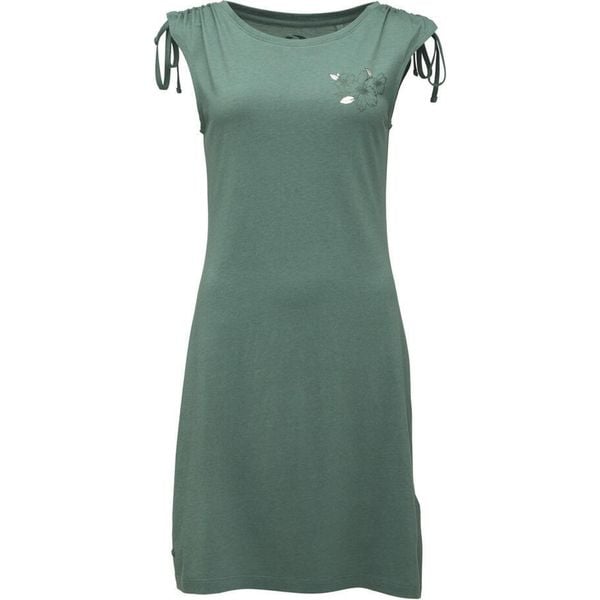 Sukienka damska LOAP Asasbeda, wzór kwiatowy, rozmiar S. Zielone sukienki damskie ZSPORT, na lato, s, bez wzorów, eleganckie, bez kołnierzyka, bez ramiączek, sportowe. Za 165.99 zł.