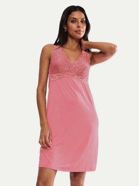 Triumph Koszula nocna Timeless Sensuality 10227238 Różowy Regular Fit. Czerwone koszule nocne damskie Triumph, bez wzorów, z lyocellu. Za 189.99 zł.