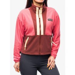 Bluza polarowa damska Columbia Back Bowl Fleece. Czerwone bluzy bez kaptura damskie Columbia, xl, z polaru. Za 219.99 zł.