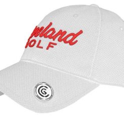 Czapka Cleveland Golf Marker. Białe czapki męskie CLEVELAND GOLF, bez wzorów, z materiału, eleganckie. Za 122.00 zł.