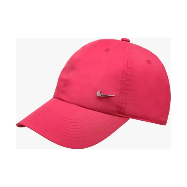 Nike Czapka U Nk H86 Cap Nk Metal Swoosh , czerwony, rozmiar ONE SIZE. Czerwone czapki z daszkiem damskie Nike, bez wzorów, z materiału. W wyprzedaży za 49.99 zł.
