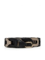 Furla Pasek Damski WK00297 BX3175 TON00 Czarny. Czarne paski damskie Furla, bez wzorów, ze skóry. Za 319.99 zł.