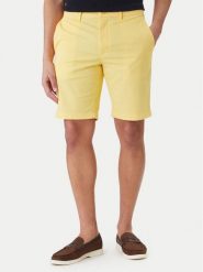 Tommy Hilfiger Szorty materiałowe Deton 9.5 MW0MW42351 Żółty Slim Fit. Żółte szorty męskie Tommy Hilfiger, bez wzorów, z bawełny. Za 369.99 zł.