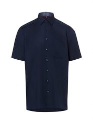 Andrew James koszula biznesowa z krótkim rękawem Mężczyźni Regular Fit Bawełna (100%) niebieski, 43. Niebieskie koszule męskie Andrew James, m, bez wzorów, z bawełny, bez kołnierzyka, bez ramiączek. Za 299.95 zł.