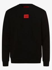 HUGO bluza nierozpinana Mężczyźni Bawełna czarny, M. Czarne bluzy bez kaptura męskie Hugo, m, z bawełny. Za 399.95 zł.
