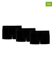 Seidensticker Bokserki (3 pary) w kolorze czarnym rozmiar: M. Czarne bokserki męskie Seidensticker, bez wzorów. Za 135.17 zł.