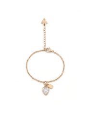 Guess Bransoletka JUBB06 360JW Złoty. Żółte bransoletki damskie Guess, ze stali. Za 249.99 zł.