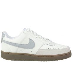 Buty Nike Court Vision Low Retro Design. Szare buty sportowe na co dzień damskie Nike, z gumy, bez zapięcia, trekkingowe, nike court. Za 445.00 zł.