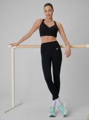 4F Legginsy treningowe szybkoschnące damskie - czarne XS. Czarne legginsy damskie 4f, s, bez wzorów. Za 179.99 zł.