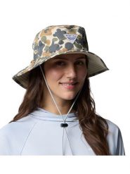 Columbia Kapelusz "Wild Cast" w kolorze oliwkowo-czarno-jasnobrązowym rozmiar: onesize. Brązowe kapelusze damskie Columbia, bez wzorów, z materiału. Za 123.25 zł.