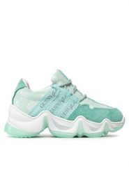 Guess Sneakersy Renata FI5REN ELE12 Zielony. Zielone buty sportowe dziewczęce Guess, z aplikacjami, z materiału, bez zapięcia. Za 199.99 zł.