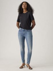 Levi's Dżinsy "721" - Skinny fit - w kolorze niebieskim rozmiar: W30/L32. Niebieskie jeansy damskie Levi's, z podwyższonym stanem. Za 269.95 zł.