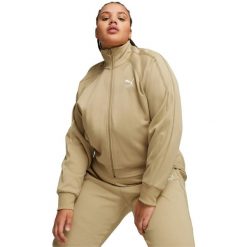 Kurtka Puma T7 Track Jacket, Kobiety. Brązowe kurtki damskie Puma, xs, bez wzorów, z bawełny, bez kaptura. Za 240.99 zł.