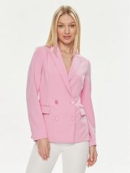 ViCOLO Marynarka TB0080 Różowy Regular Fit. Czerwone marynarki i żakiety damskie ViCOLO, xl, bez wzorów, z syntetyku. Za 399.99 zł.