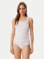 Guess Piżama O5RG04 KBBU1 Różowy. Czerwone piżamy damskie Guess, s, z aplikacjami, z bawełny, bez ramiączek. Za 169.99 zł.