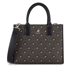 Torebka Beverly Hills Polo Club. Czarne torebki klasyczne damskie Beverly Hills Polo Club, bez wzorów, bez dodatków. Za 269.99 zł.