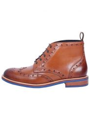 GORDON & BROS Skórzane botki "Harry" w kolorze jasnobrązowo-niebieskim rozmiar: 42. Brązowe buty zimowe męskie GORDON & BROS, z materiału, bez zapięcia. Za 355.78 zł.