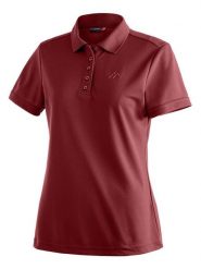 Maier Sports Funkcyjna koszulka polo "Ulrike" w kolorze czerwonym rozmiar: 48. Czerwone bluzki sportowe damskie Maier Sports, z materiału, bez kołnierzyka, bez ramiączek. Za 104.89 zł.