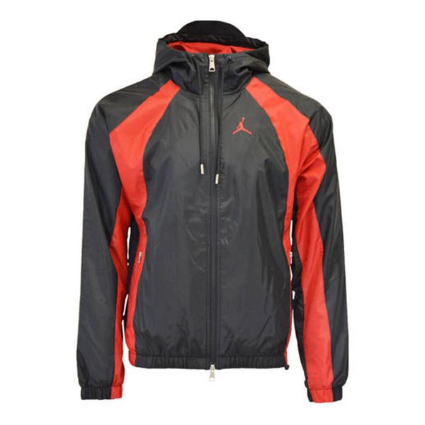 Kurtka uniwersalna męska Nike Air Jordan Essentials Woven. Czarne kurtki męskie Nike, m, bez wzorów, z syntetyku, bez kaptura. Za 529.99 zł.