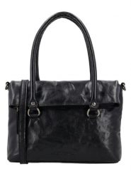 HIDE & STITCHES Skórzana torebka "Westland" w kolorze czarnym - 29 x 20 x 7 cm rozmiar: onesize. Czarne torebki klasyczne damskie HIDE & STITCHES, bez wzorów, z materiału, bez dodatków. Za 295.99 zł.