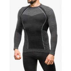 Bluza termoaktywna męska La Sportiva Wool70 Tech Longsleeve. Szare bluzy bez kaptura męskie La Sportiva, m. Za 406.99 zł.