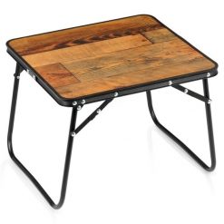 Stół turystyczny składany aluminiowy 40x40x30 cm. Czarne walizki Vilde, bez wzorów. W wyprzedaży za 53.90 zł.