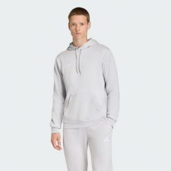 Bluza z kapturem Entrada26. Białe bluzy sportowe męskie Adidas, l, z bawełny. Za 199.00 zł.