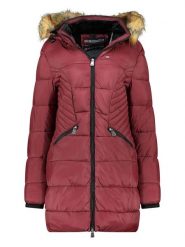 Geographical Norway Płaszcz pikowany w kolorze bordowym rozmiar: L. Czerwone płaszcze damskie Geographical Norway, l, bez wzorów. Za 265.39 zł.