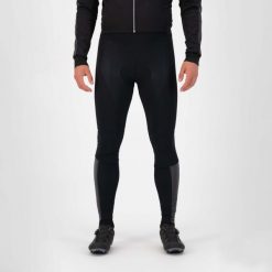 Spodnie rowerowe męskie Rogelli Essential HiVis z wkładką żelową. Czarne spodnie sportowe męskie Rogelli, z elastanu. Za 434.00 zł.