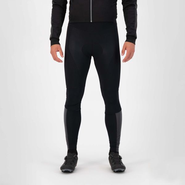 Spodnie rowerowe męskie Rogelli Essential HiVis z wkładką żelową. Czarne spodnie materiałowe męskie Rogelli, bez wzorów, z elastanu. Za 434.00 zł.