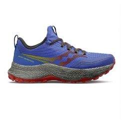 Buty do biegania męskie Saucony Endorphin Trial. Niebieskie obuwie do biegania damskie Saucony. Za 449.99 zł.