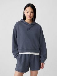 GAP Bluza w kolorze antracytowym rozmiar: XL. Czarne bluzy z kapturem damskie GAP, xl. Za 193.70 zł.