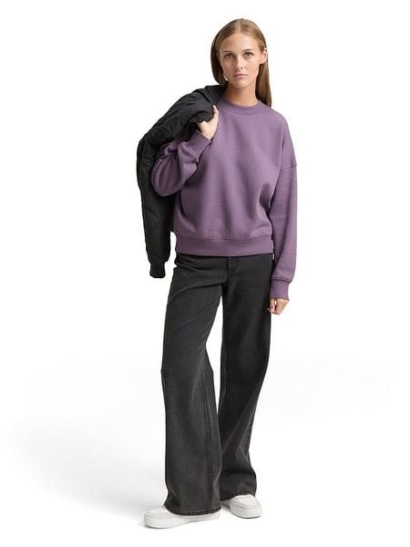 Tom Tailor Bluza w kolorze fioletowym rozmiar: S. Różowe bluzy bez kaptura damskie Tom Tailor, s. Za 74.63 zł.
