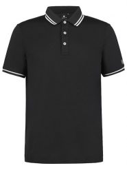 LUHTA Funkcyjna koszulka polo "Alberga" w kolorze czarnym rozmiar: M. Czarne koszulki polo męskie Luhta, m, bez wzorów, bez ramiączek. Za 105.38 zł.