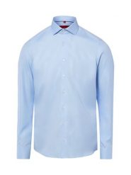 Finshley & Harding koszula biznesowa - non-iron Mężczyźni Slim Fit Bawełna niebieski, 39. Niebieskie koszule męskie Finshley & Harding, m, bez wzorów, z bawełny, bez kołnierzyka, bez ramiączek. Za 199.95 zł.