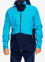 Kurtka przeciwdeszczowa męska La Sportiva Chaser Evo Shell Jkt. Niebieskie kurtki męskie La Sportiva, m, bez wzorów, z materiału, bez kaptura. Za 1,384.40 zł.